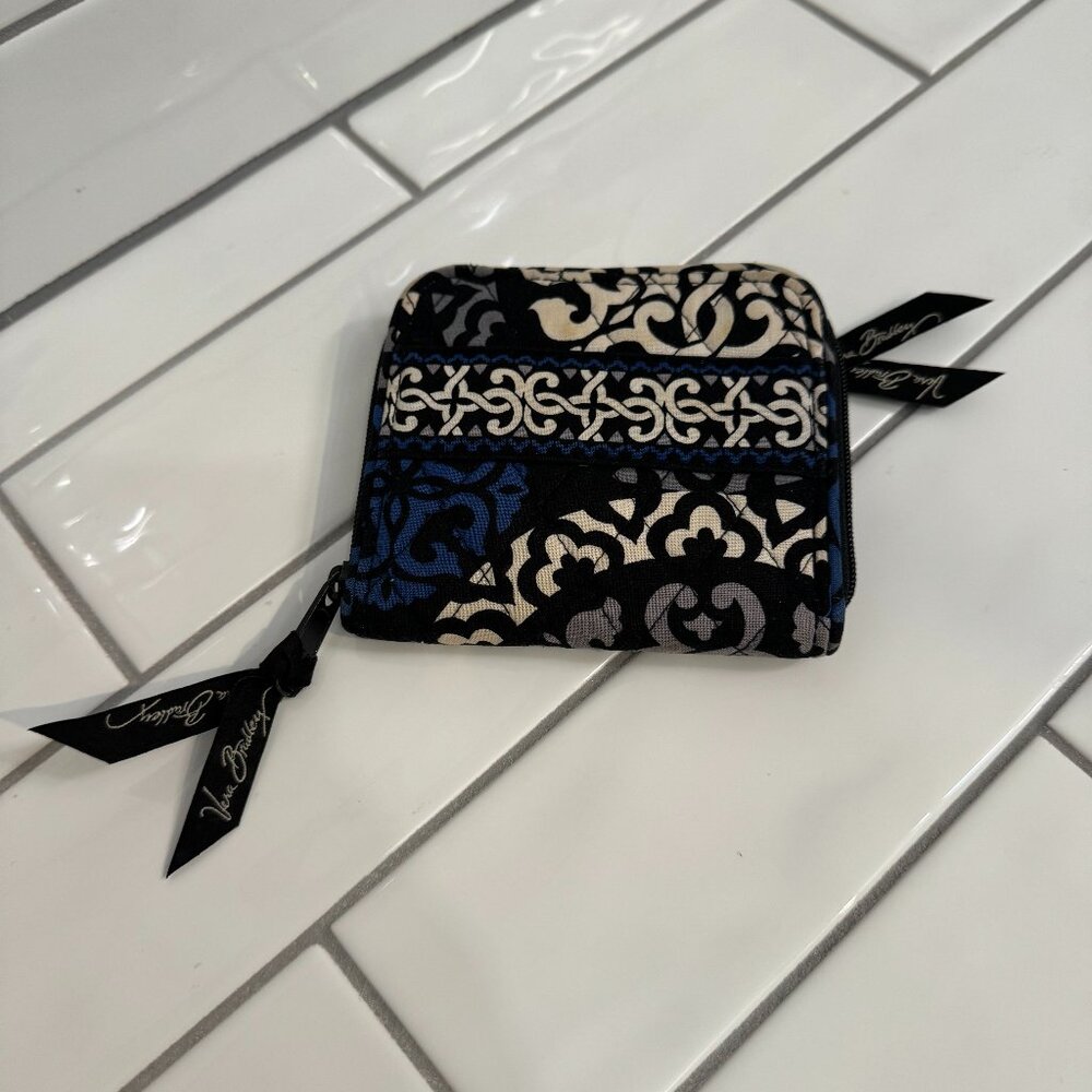 Vera Bradley Canterbury Cobalt Wallet